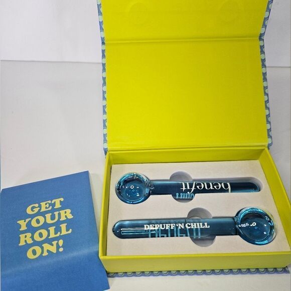 NEW Benefit Depuff’n Chill Eye Globes Cooling Facial Massager Serum Applicator - Picture 6 of 7